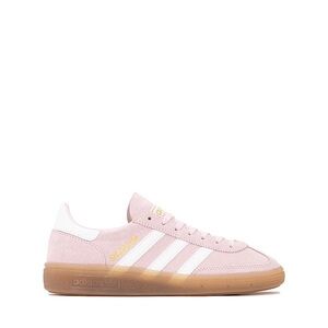 Adidas Light Pink Spezial Sneakers with White and Gold Accents